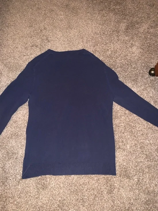 Bench Men's Crewneck Sweater - Navy Blue - Picture 2 of 3